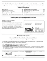 Предварительный просмотр 2 страницы MTD 769-01598B Operator'S Manual