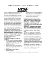 Preview for 48 page of MTD 808H Series Operator'S Manual