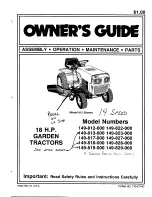 MTD 812 Owner'S Manual preview