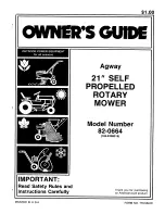 MTD 82-0664 Owner'S Manual preview