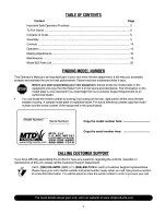 Предварительный просмотр 2 страницы MTD 823 Operator'S Manual