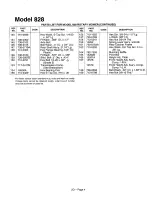 Preview for 4 page of MTD 828 Series Illustrated Parts List