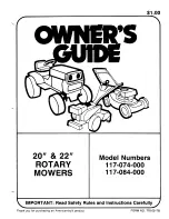 MTD 84 Owner'S Manual preview