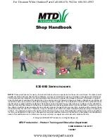 MTD 860 Series Shop Handbook preview