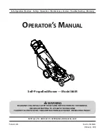 MTD 86M Operator'S Manual preview