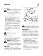 Предварительный просмотр 12 страницы MTD 980 series Operator'S Manual