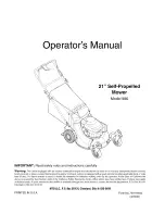 Preview for 1 page of MTD 986 Operator'S Manual