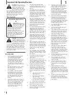 Preview for 2 page of MTD A0 Operator'S Manual