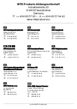 Preview for 125 page of MTD bosmaaier 1000w Original Operating Instructions