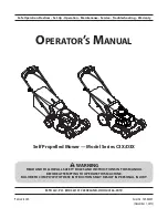 MTD C3X series Operator'S Manual preview