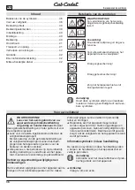 Предварительный просмотр 36 страницы MTD Cub Cadet LH5 B60 Operating Instructions Manual