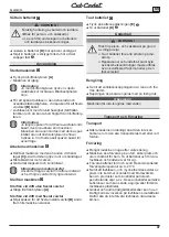 Предварительный просмотр 47 страницы MTD Cub Cadet LH5 B60 Operating Instructions Manual