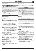 Предварительный просмотр 59 страницы MTD Cub Cadet LH5 B60 Operating Instructions Manual