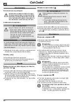 Предварительный просмотр 98 страницы MTD Cub Cadet LH5 B60 Operating Instructions Manual