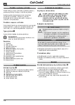 Предварительный просмотр 110 страницы MTD Cub Cadet LH5 B60 Operating Instructions Manual