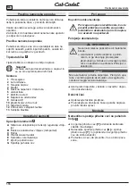 Предварительный просмотр 116 страницы MTD Cub Cadet LH5 B60 Operating Instructions Manual