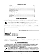 Предварительный просмотр 2 страницы MTD E6C3H Operator'S Manual