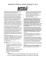 Предварительный просмотр 24 страницы MTD H660G Operator'S Manual