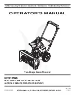 Preview for 1 page of MTD L-Style Operator'S Manual