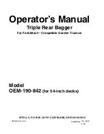 MTD Lawn Tracto Operator'S Manual preview