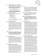 Preview for 7 page of MTD MTD-ERV 350 Installation & Operating Manual