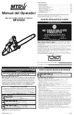 Preview for 17 page of MTD MTD5520 Operator'S Manual