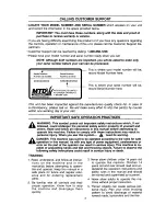 Preview for 2 page of MTD OGST-1505E Owner'S Manual