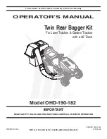 MTD OHD-190-182 Operator'S Manual предпросмотр