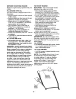 Preview for 12 page of MTD PR600N21RH Operator'S Manual