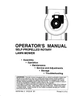 Preview for 1 page of MTD PR600Y21RHP Operator'S Manual