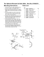 Preview for 5 page of MTD PRO HWE 80 Parts List And Instructions Manual