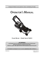 Предварительный просмотр 1 страницы MTD Procut 700 series Operator'S Manual