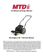 MTD remington Shop Manual preview