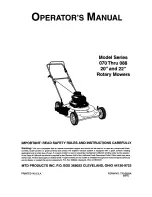 MTD Series 088 Operator'S Manual предпросмотр