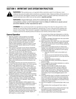 Preview for 3 page of MTD Series 280 Operator'S Manual