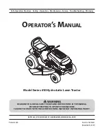 MTD Series 610 Operator'S Manual предпросмотр