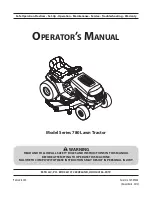 MTD series 780 Operator'S Manual предпросмотр