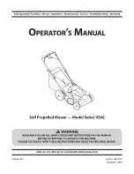 MTD Series V560 Operator'S Manual предпросмотр