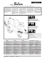 Предварительный просмотр 1 страницы MTD Slalom 67 Instruction Manual