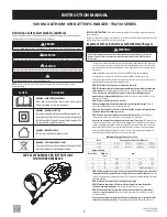 Предварительный просмотр 1 страницы MTD T56730 Series Instruction Manual