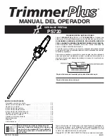 Preview for 12 page of MTD TrimmerPlus PS720 Operator'S Manual