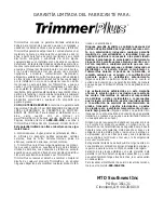 Preview for 44 page of MTD TrimmerPlus PS720r Operator'S Manual