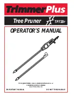 Предварительный просмотр 1 страницы MTD TrimmerPlus TP720r Operator'S Manual