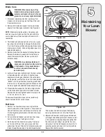 Предварительный просмотр 11 страницы MTD V55D Operator'S Manual