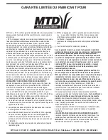 Предварительный просмотр 44 страницы MTD V55D Operator'S Manual