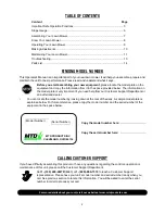 Preview for 2 page of MTD Yard Machines 080 Series Operator'S Manual