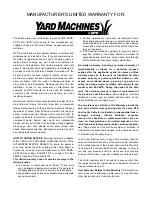 Preview for 16 page of MTD Yard Machines 080 Series Operator'S Manual