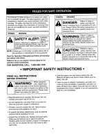 Предварительный просмотр 3 страницы MTD Yard Machines 31A-020-900 Operator'S Manual