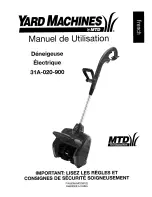 Предварительный просмотр 17 страницы MTD Yard Machines 31A-020-900 Operator'S Manual