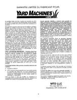 Предварительный просмотр 32 страницы MTD Yard Machines 31A-020-900 Operator'S Manual